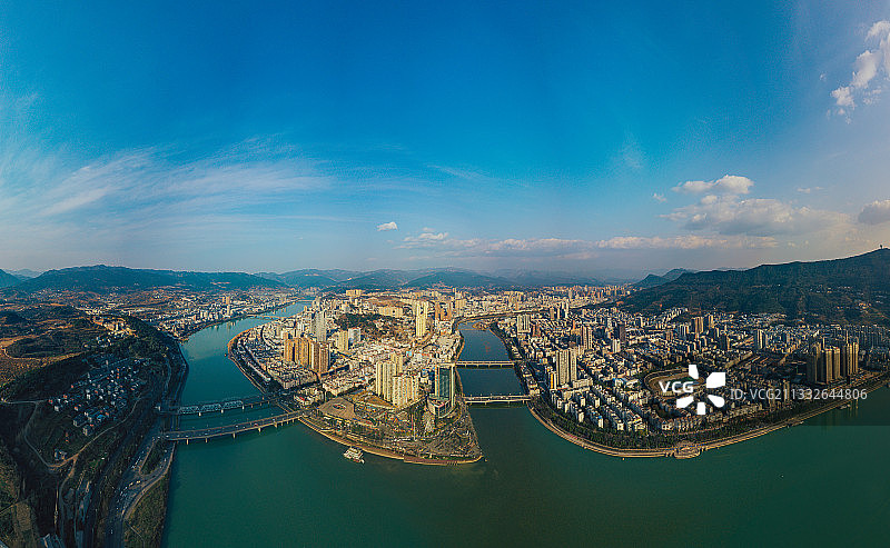 广元夜色 广元城市图片素材