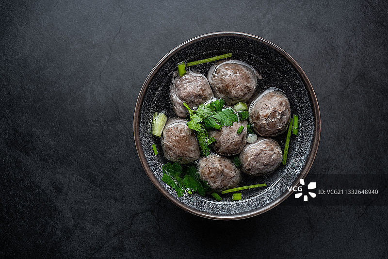 一碗潮汕牛肉丸图片素材