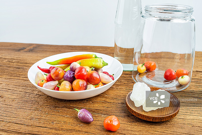 制作五色小辣椒泡椒图片素材