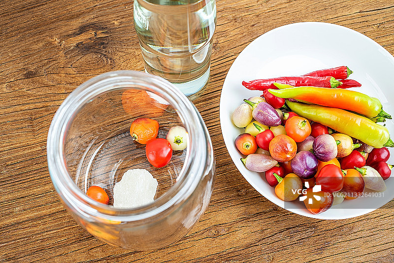 制作五色小辣椒泡椒图片素材