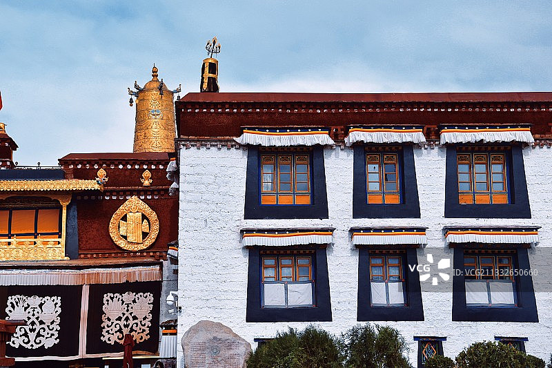 拉萨八廓街图片素材