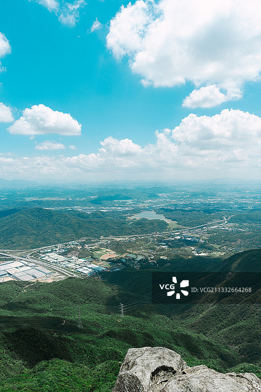 东莞银瓶山遥望图片素材