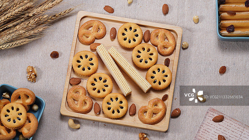 饼干组合照图片素材