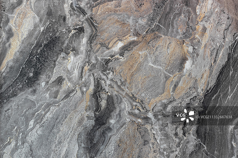 火山景观的航拍景色图片素材