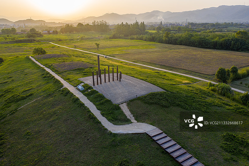 良渚遗址公园图片素材