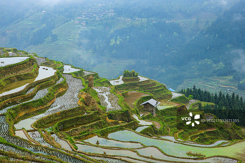 加榜梯田图片素材