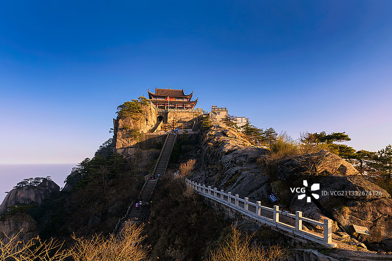 安徽九华山-天台图片素材