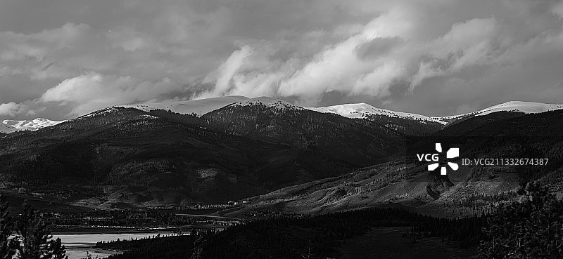 美国科罗拉多州狄龙雪山风光图片素材