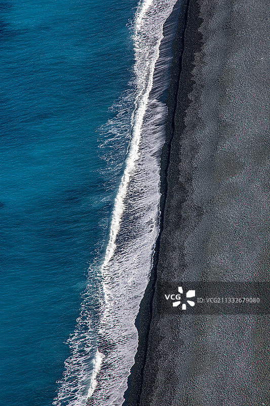 法国农扎海滩高角度视图图片素材