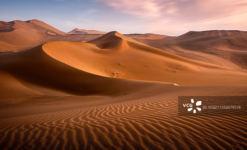 沙漠日落风光图片素材