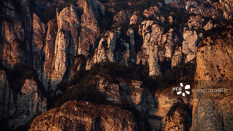 温州雁荡山岩壁图片素材