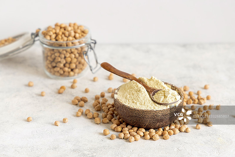 碗中谷物特写图片素材