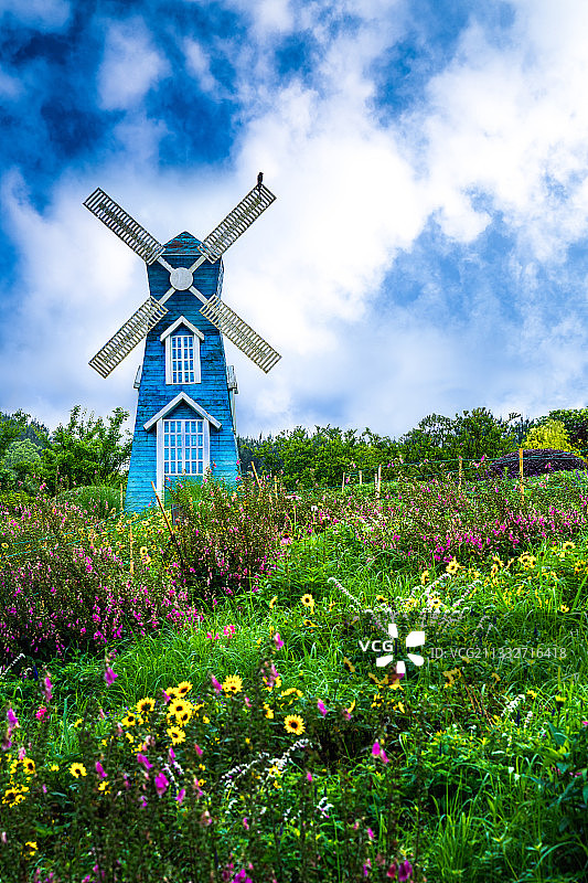 风车花园-重庆铁山坪森林公园图片素材