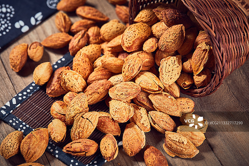 巴旦木果图片素材