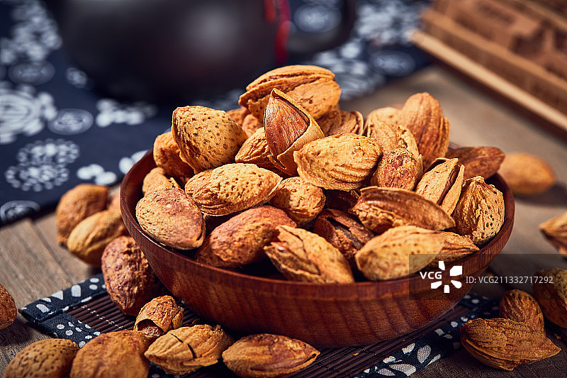 巴旦木果图片素材