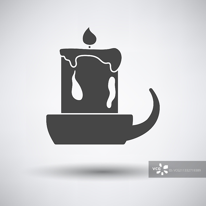 烛台中蜡烛图标图片素材