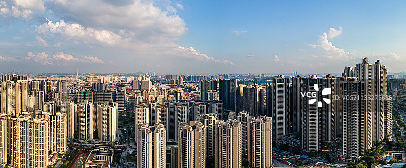航拍广州广钢新城住宅小区商品房图片素材