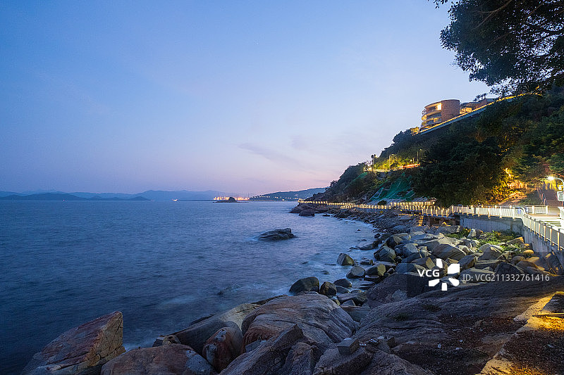 深圳盐田海滨栈道图片素材