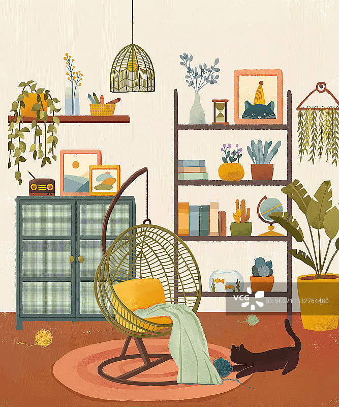 温馨的房间图片素材