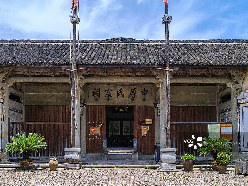 荻浦村 杭州图片素材