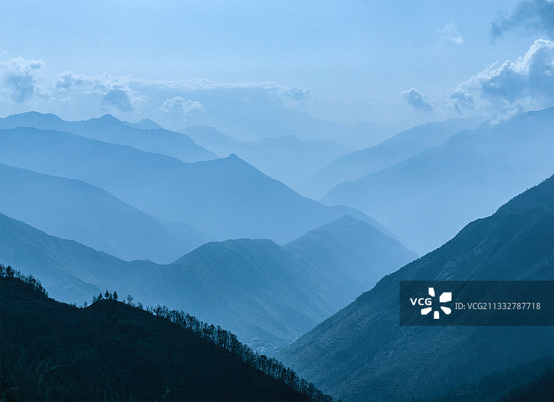 大风顶自然保护区 凉山图片素材