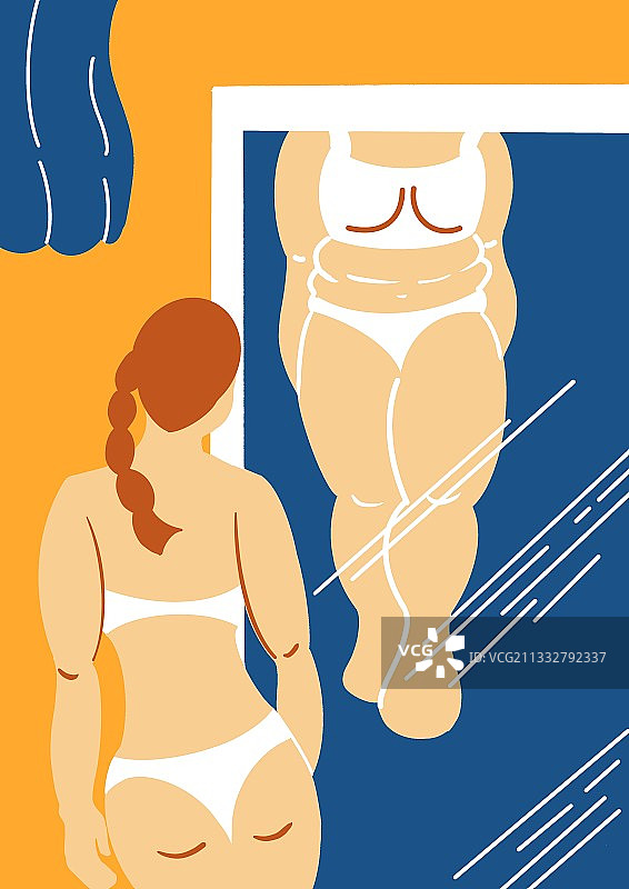 身材焦虑图片素材