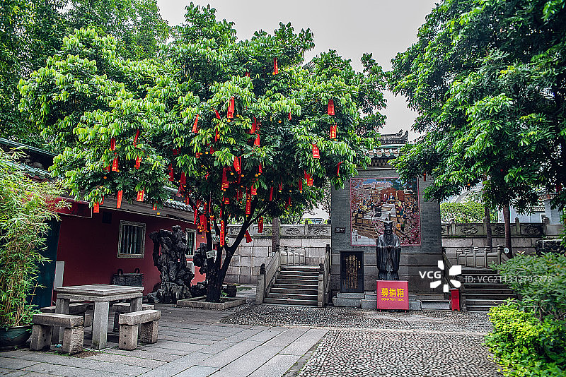 中国广东省佛山祖庙孔圣园风景图片素材