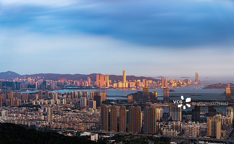 厦门海沧思明城市风光图片素材
