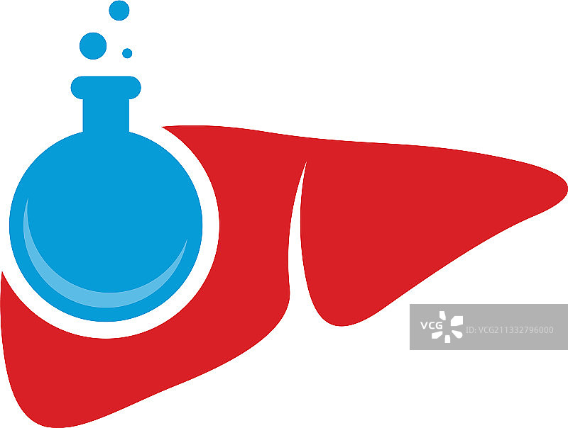 实验室肝脏标志模板图片素材