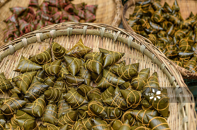端午节制作完成的粽子图片素材