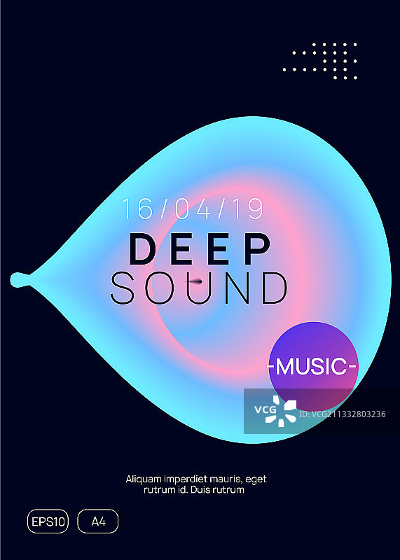 夏季海报和音乐节宣传单图片素材