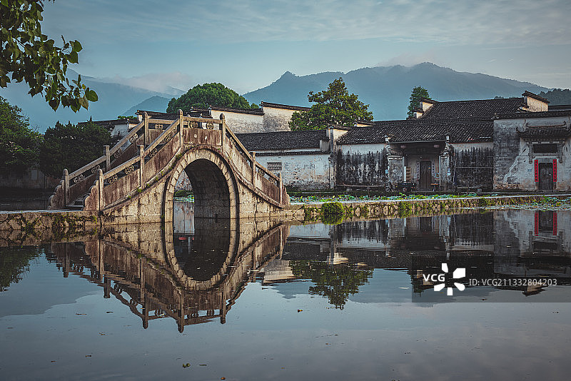 画里宏村 黄山图片素材