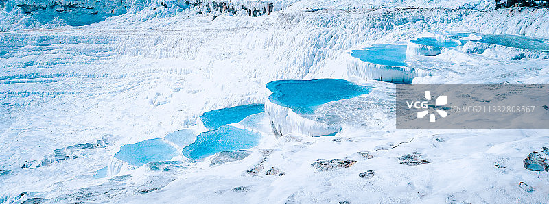 土耳其棉花堡图片素材