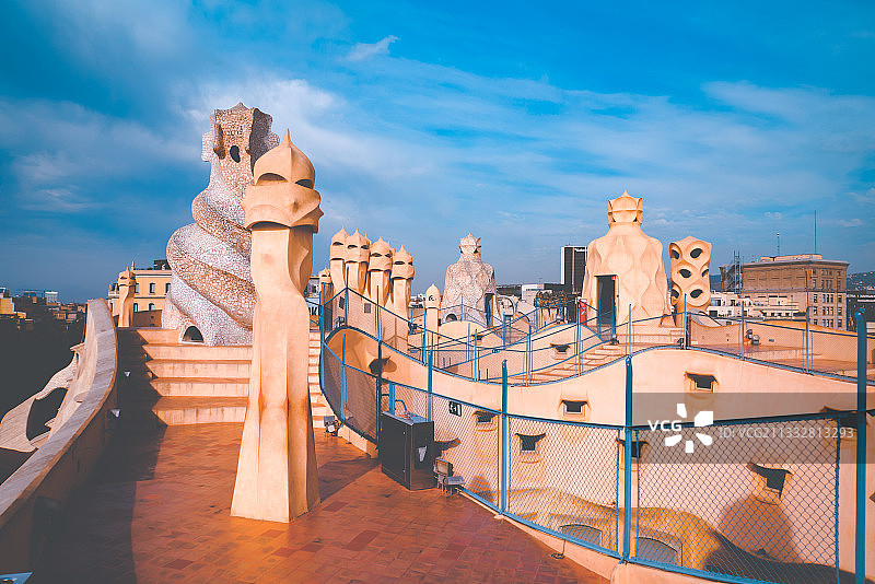 巴塞罗那米拉之家图片素材