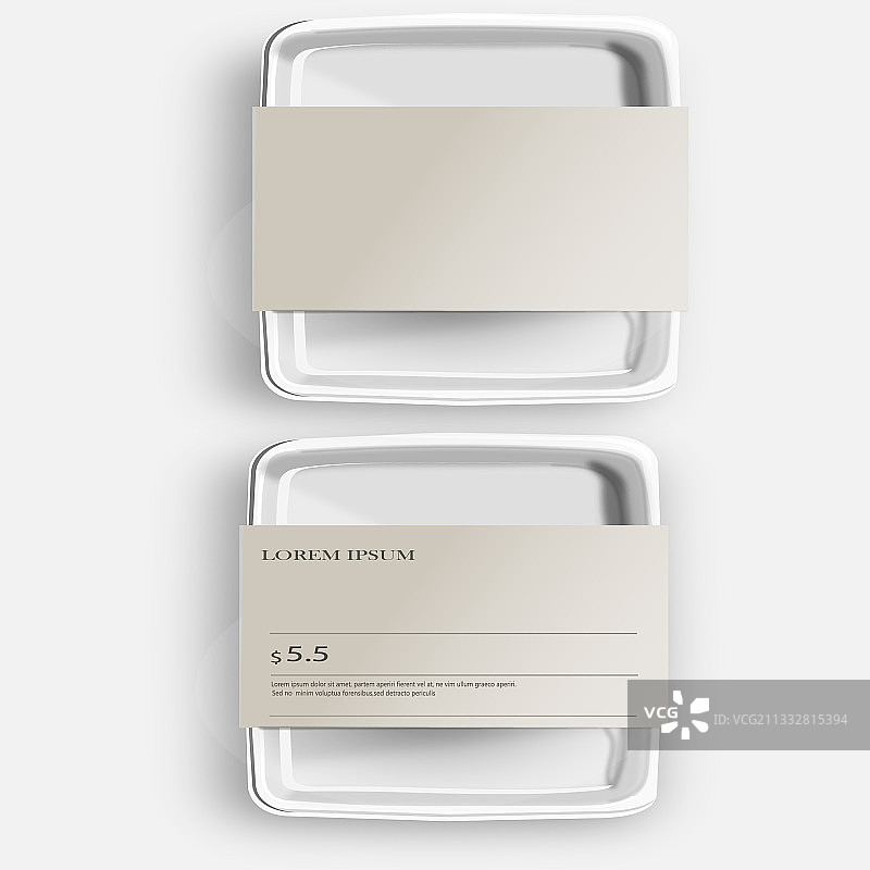 白色模型空塑料泡沫食品图片素材