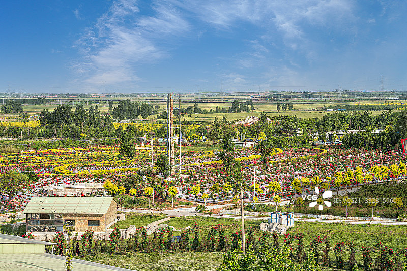 玫瑰小镇生态旅游观光园 青岛图片素材