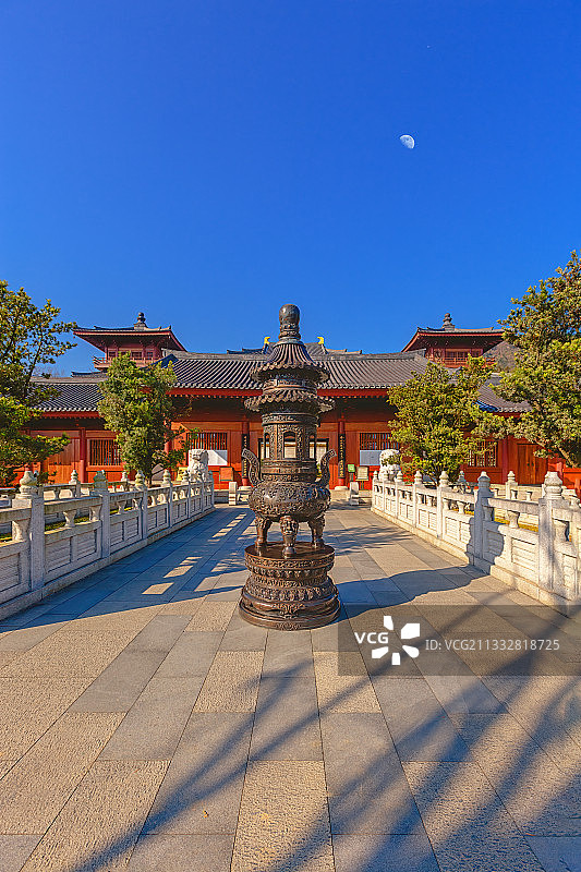 晴日里的佛顶寺2+牛首山（南京）图片素材