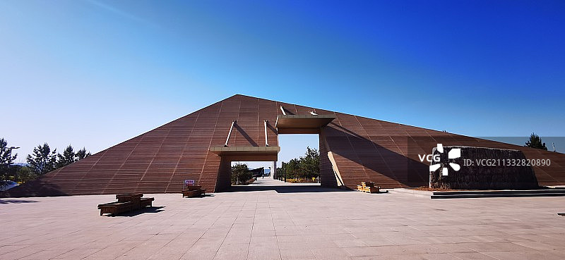 泥河湾国家考古遗址公园大门图片素材