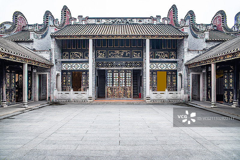 中国广东省佛山祖庙黄飞鸿纪念馆图片素材