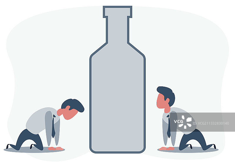 不快乐的酗酒男人形象图片素材
