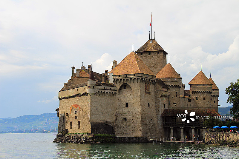 瑞士西庸城堡图片素材