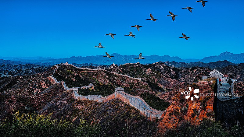 万里长城图片素材