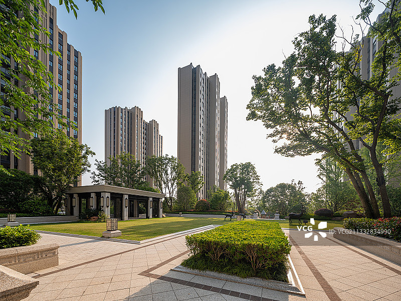 新的住宅小区图片素材