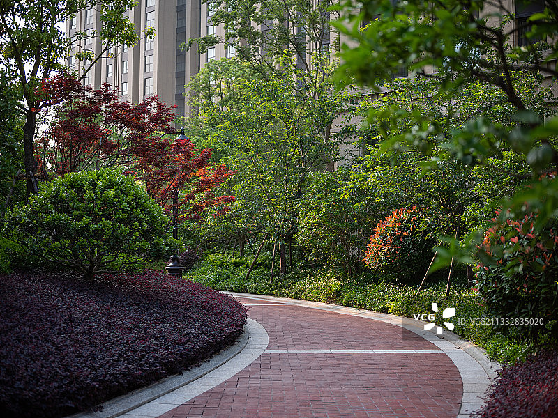 新的住宅小区图片素材