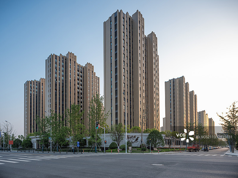 新的住宅小区图片素材