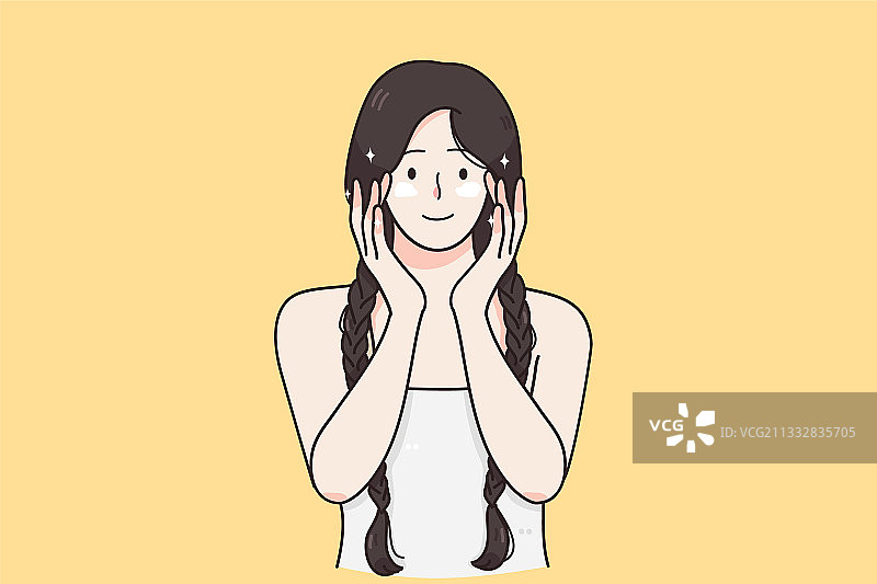 化妆品护肤保湿概念图片素材