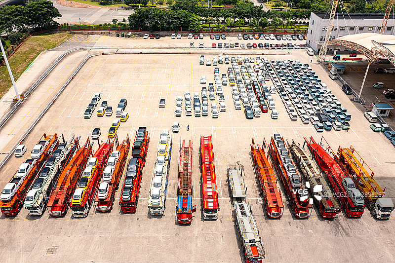 航拍广西柳州五菱宝骏汽车基地图片素材