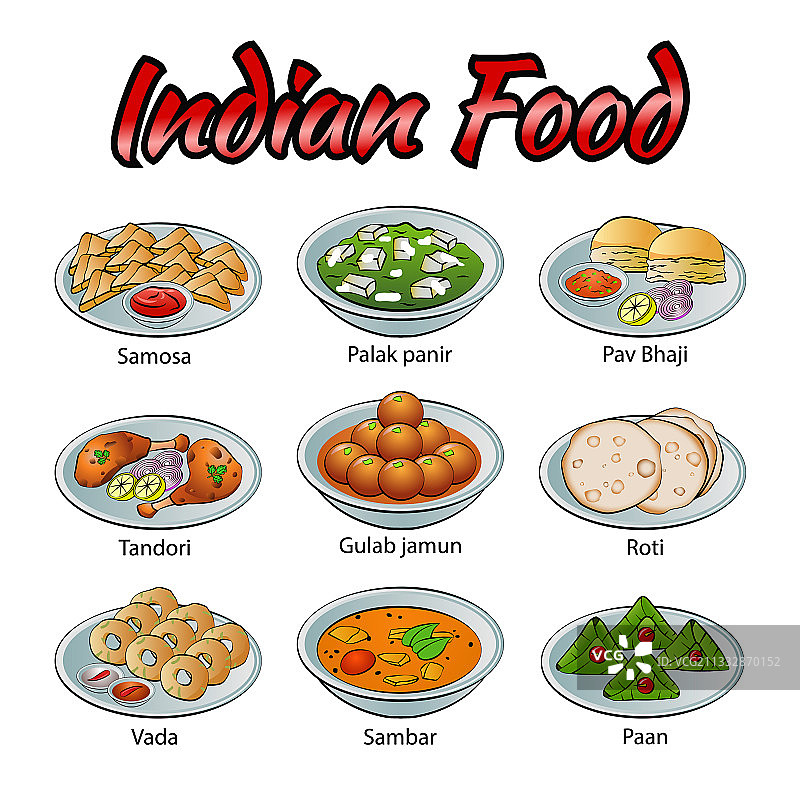 印度美食合集图片素材