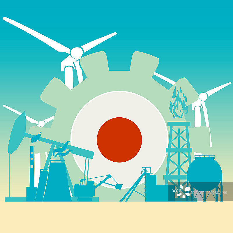 能量和电力图标集图片素材