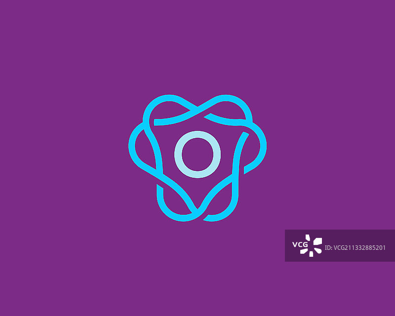 字母O简约现代logo图标设计图片素材